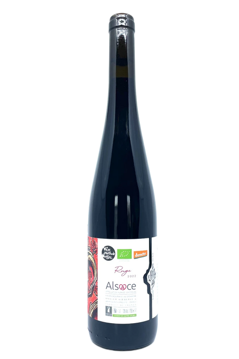 Back label of the bottle Muller Koeberle La Geiss 2022 - Natural Wine Dealers