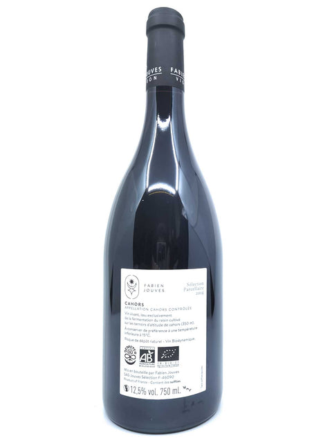 Fabien Jouves Les Acacias 2019 back label