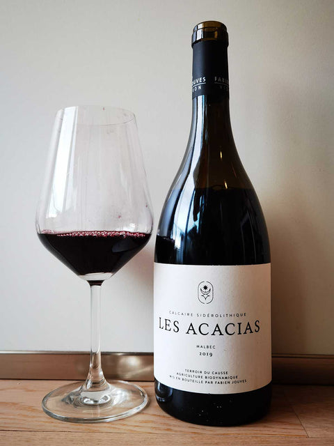 Fabien Jouves sLes Acacias 2019 glass