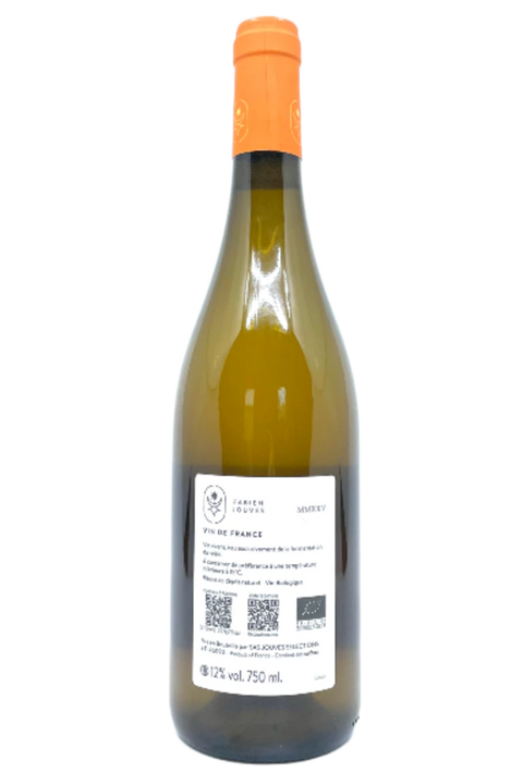 Back label of Fabien Jouves Skin Contact Maceration 2025 - Natral Wine Dealers