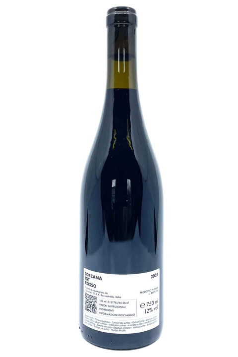 Back label of I Forestieri Rosso 2024 - Natural Wine Dealers