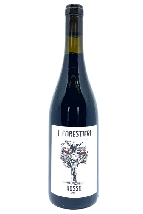 Bottle of I Forestieri Rosso 2024 - Natural Wine Dealers