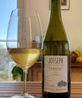 Joiseph Furmint 2021 bottle and glass