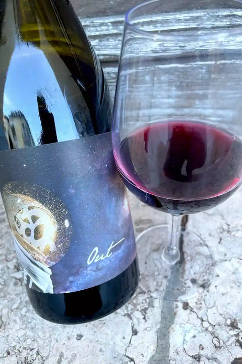 Judith Beck Out 2021 bottle and glass - Natural Wine Dealers