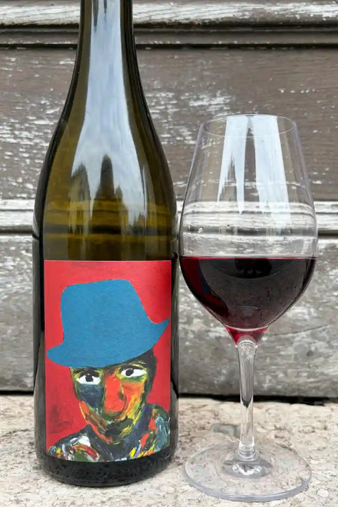 Bottle and glass of Naboso Ritual 2022 - Natural Wine Dealers