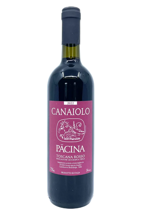 Bottle of Pacina Canaiolo 2022 - Natural Wine Dealers