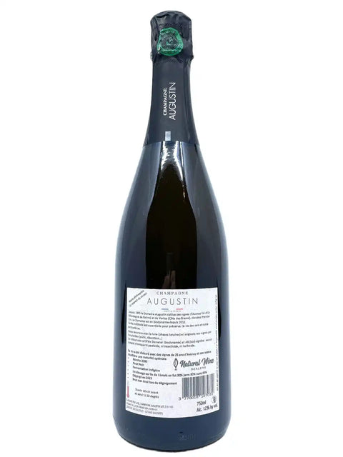 Champagne Augustin Terre back label