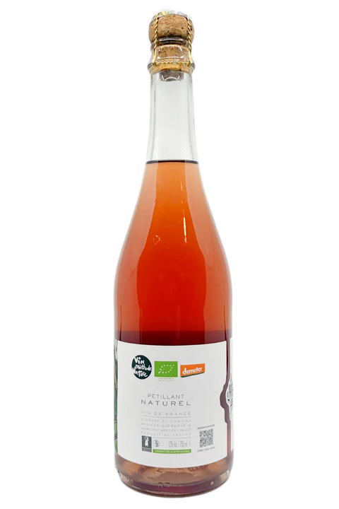 Back label of Domaine Muller Koeberle Nat 327 2025 - Natural Wine Dealers