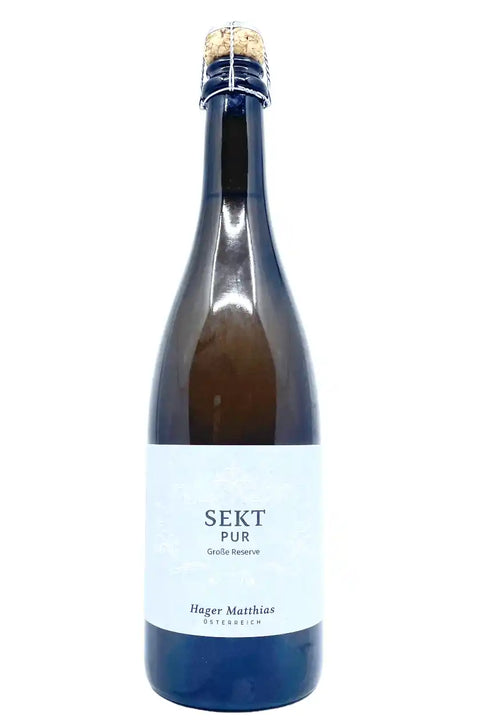 Hager Matthias Sekt Pur Grosse Reserve 2019 bottle - Natural Wine Dealers