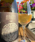 Bottle and glass of Heinrich Weisze Freyheit 2023 - Natural Wine Dealers