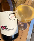 Bottle and glass of Judith Beck Furmint 2023 - Natural Wine Dealers 