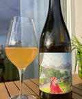 Bottle and glass of Judith Beck Koreaa 2024 - Natural Wine Dealers