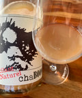 Bottle and glass of Cha Boom from Leo Uibel - Natural Wine Dealers