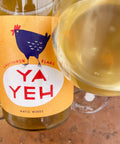 Bottle and glass of Matic Ya Yeh Sauvignon Blanc - Natural Wine Dealers