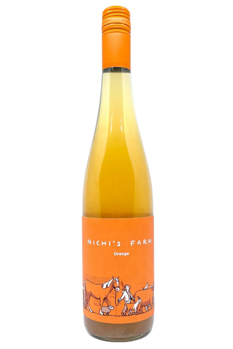 Back label of bottle of Michael Gindl Michis Farm Orange 2025 - Natural Wine Dealers