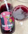 Bottle and glass of Pittnauer Best Friend 2024 - Natural Wine Dealers
