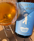 Bottle and glass of Projekt Wildtyp Schlawina - Natural Wine Dealers