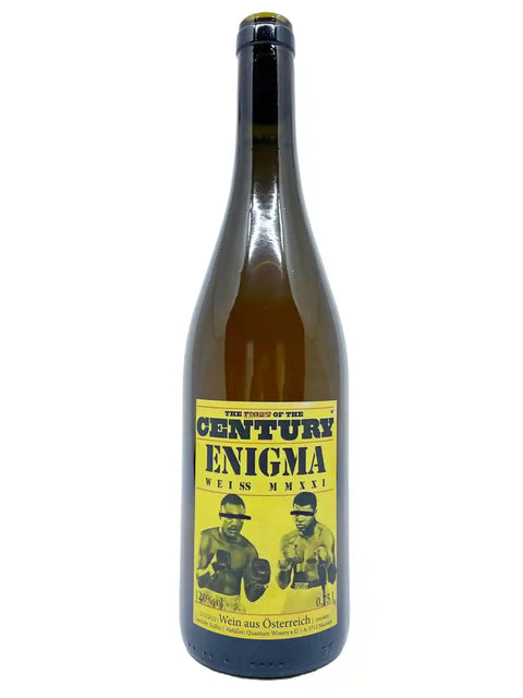 Quantum Winery The grape of the century Enigma Weiss 2021 bottle