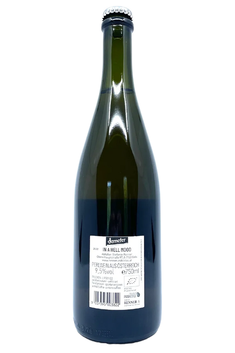 Back label of Rennersistas In a Hell Mood 2022 - Natural Wine Dealers