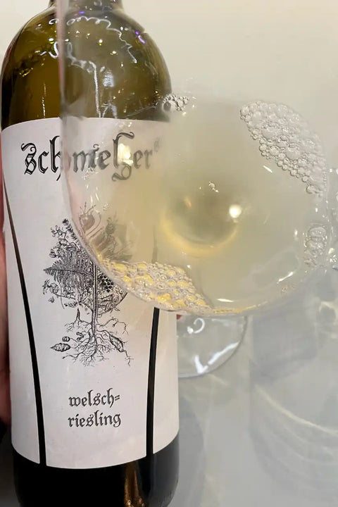 Schmelzer Welschriesling 2022 glass - Natural Wine Dealers