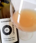 Schrammel Alternativ Orange 2020 bottle and glass